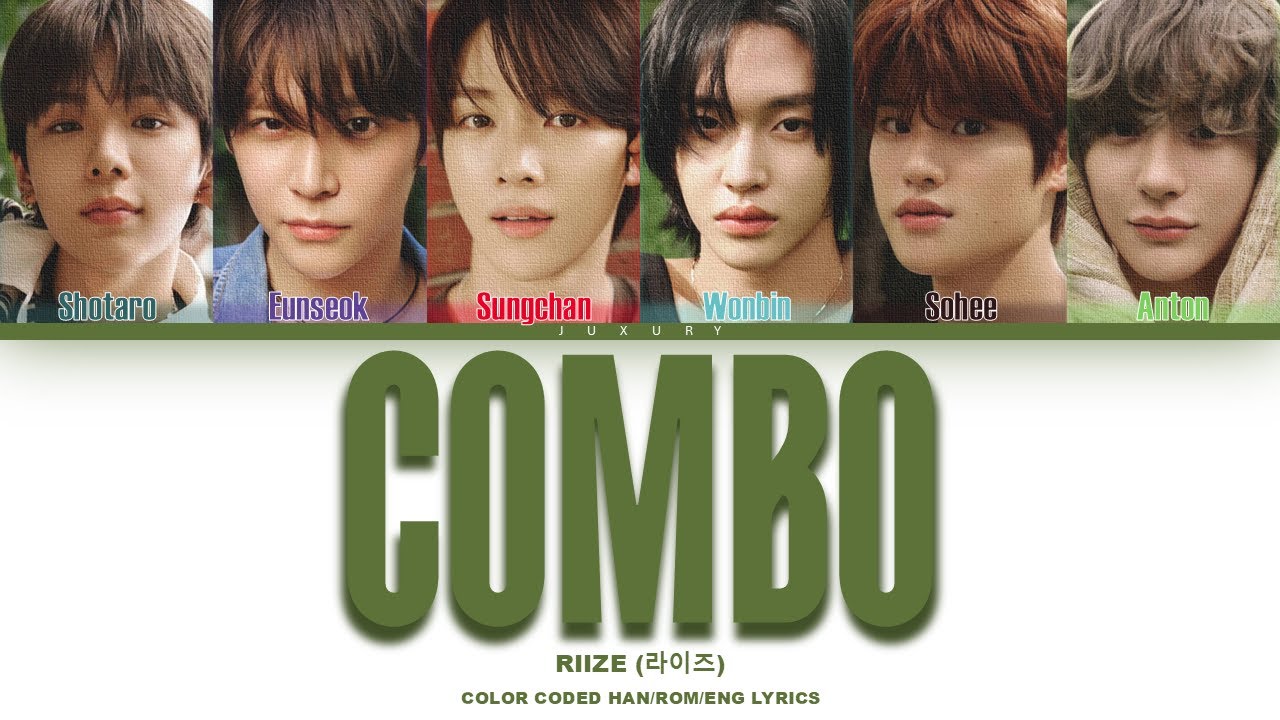 RIIZE 'Combo' Lyrics (라이즈 Combo 가사) [Color Coded_Han_Rom_Eng] - YouTube