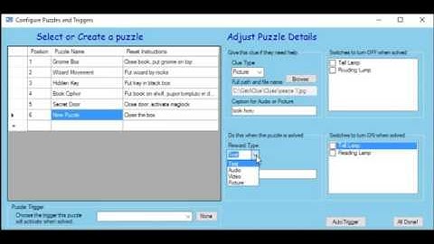 ClueControl - Puzzle Setup