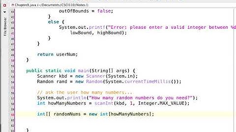 Chapter 8: Introduction to Arrays