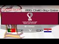 eFootBall PES 23 | PORTUGAL VS KROASIA | FIFA WORLD CUP QATAR 2022 | QUARTER FINAL | PS2 GAMEPLAY