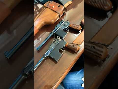 Flat-side Mauser C96 Broomhandle #shorts