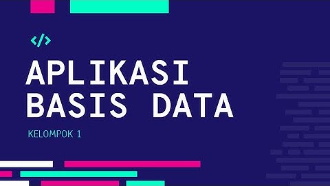 Tugas Kelompok Aplikasi Basis Data - Perpustakaan Smart
