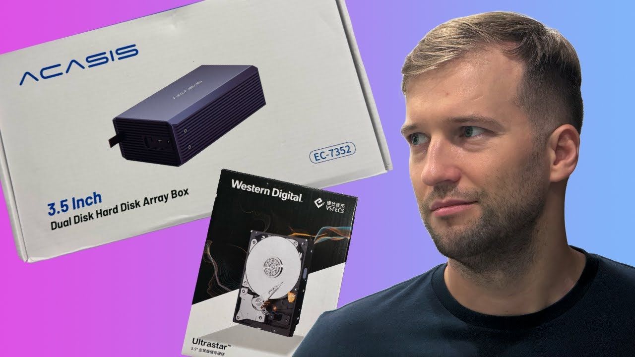 Acasis EC-7352 & WD DC HC590: Unboxing, First Boot & Quick Review