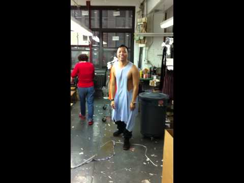 Calvin Tran auditioning for the Thang Dao Dance Co...