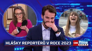 Moucha ve studiu, hod židlí i chvíle ticha. Podívejte se na zábavné přešlapy reportérů v roce 2023