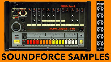 SoundForce SAMPLES // 6x 808 drum sounds in a 4HP Eurorack module