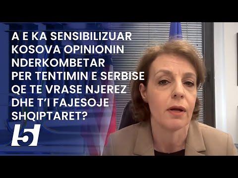 A e ka sensibilizuar Kosova opinionin nderkombetar per tentimin e Serbise qe te vrase njerez dhe t’i