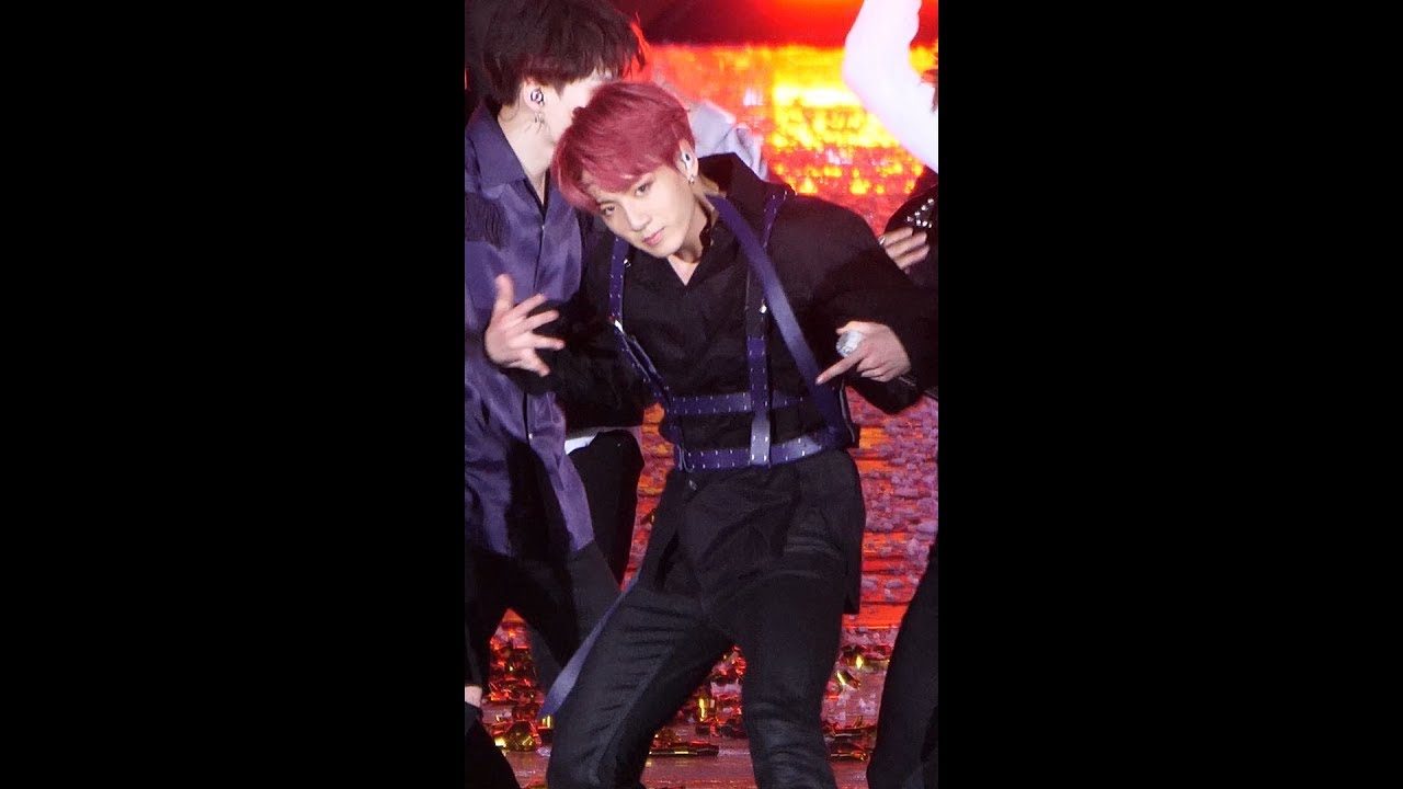 180622 방탄소년단 BTS 정국 Jungkook 불타오르네 FIRE 직캠 @ 롯데 패밀리 콘서트 by Spinel