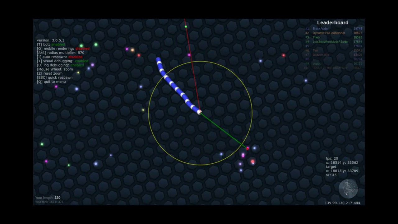 Slither.io BOT HACK new cool - YouTube