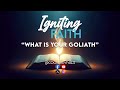 Igniting faith with prophet tracy cooke  what is your goliath