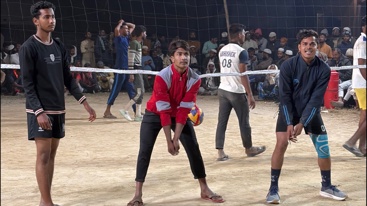 Part 1 || final 💥 || All up volleyball tournament नरियाव अम्बेडकर नगर #volleyball
