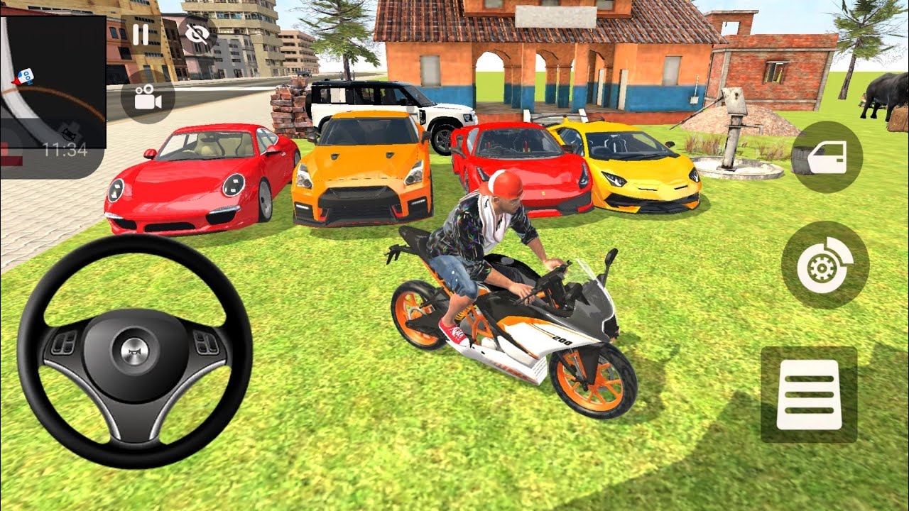 🐝Franklin order by 4️⃣ Most Expensive 🍓Car's in Indian Thift Auto Simulator 🎮