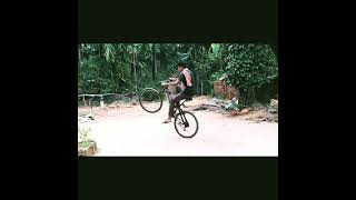 bicycle stunt WhatsApp status #shorts
