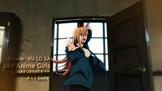 Anime Girls - Oxlade - KU LO SA - [AMV - EDIT ] 🥵🔥