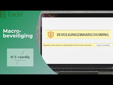 Video: In Excel macro hoe inschakelen?