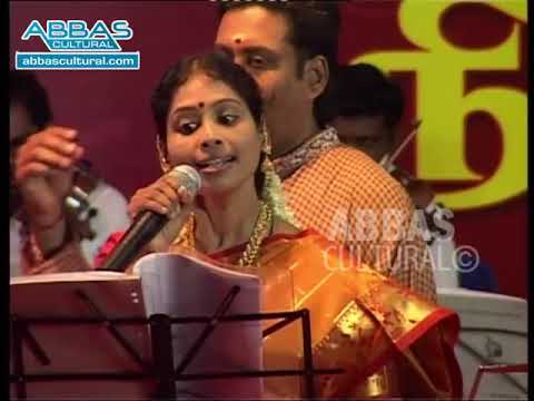 KANNODU KANBATHELLAM THALAIVA NITHYASREE MAHADEVAN LIVE  VELLITHIRAI RAAGANGAL  ABBAS CULTURAL