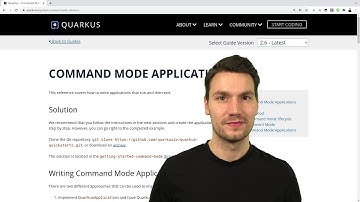 Creating Quarkus Command Mode standalone applications