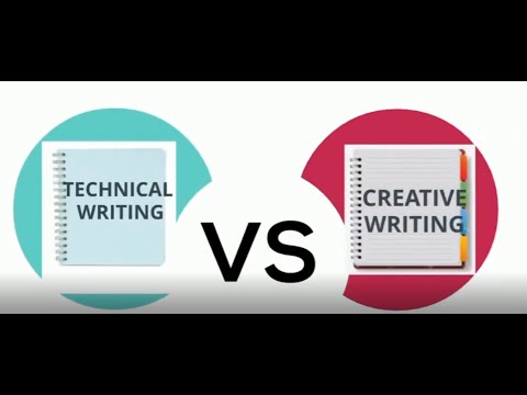 तकनीकी लेखन बनाम। रचनात्मक लेखन