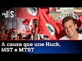 MST dá as mãos a Huck e planeja atos contra Bolsonaro