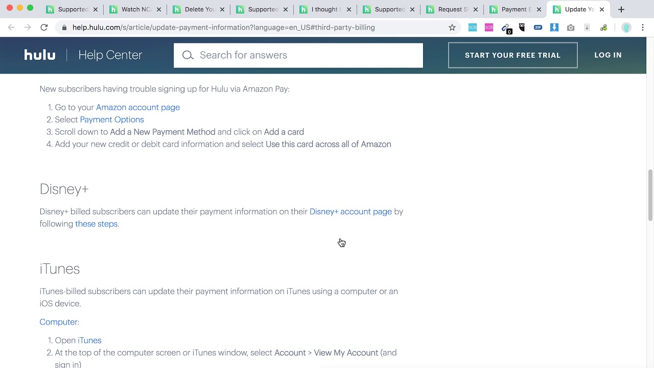 HULU Third Party Billing Overview YouTube HULU Third Party Billing Overview YouTube
