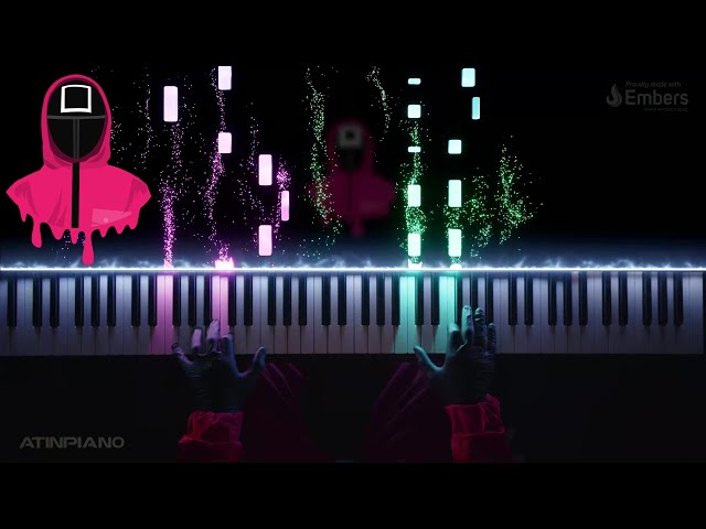 Squid Game OST: Pink Soldiers played by Pink Soldier (Piano Cover) class=