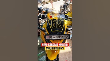 XMR 210 modification 🤔 #xmr #karizmaxmr210 #shorts #trending #viral