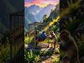 The Monkey Did EVERYTHING to Free the Peacock from the Net!!