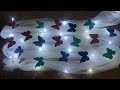 DIY Butterfly 🦋 Decoration with Fairy 🧚‍♂️ Lights &amp; Net | Easy Room Decor