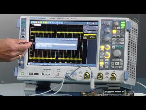 R&S RTO digital oscilloscope: Easy selection of instrument setup