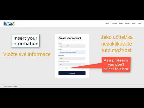 Platforma IINTOS - Jak vytvořit učitelský účet?