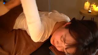 مساج ساخن جدا  Private japanese hot massage, hot oil, ASMR