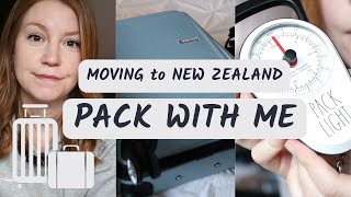 Moving Abroad to New Zealand w/ 80 pieces of clothing. Pack with me to move my life in 2 suitcases.