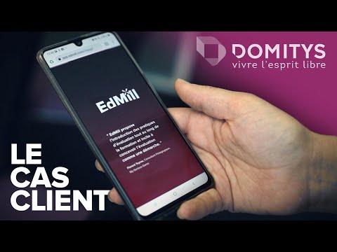 Domitys et la plateforme de création de formations digitales EdMill (un outil de My-Serious-Game)