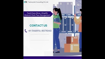 Effortless Gate Pass Management | Material Management Software | TechnoRishi Consulting Pvt. Ltd.