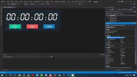 How To Create Stopwatch Using C# - Visual Studio Tutorials