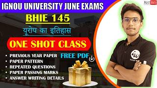 #69 BHIE 145 || HISTORY OF EUROPE-HIN || IMPORTANT QUESTIONS | IGNOU WALAY