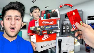 I Gave My Little Brother My Credit Card For 24 Hours With *No Limits*