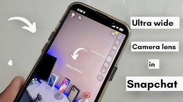 Ultra Wide lens in snapchat in iPhone - Get 0.5x zoom in any iPhone 🔥