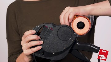 How to refill the labels on the Two Line Pricing Gun