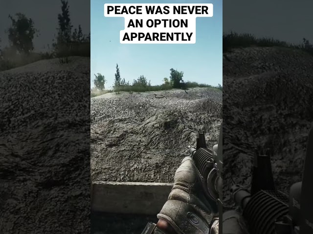Peace was Never an Option Apparently in Tarkov…