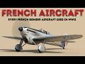 Every French Fighter &amp; Bomber Aircraft Used in WW2 | 22 Aircraft