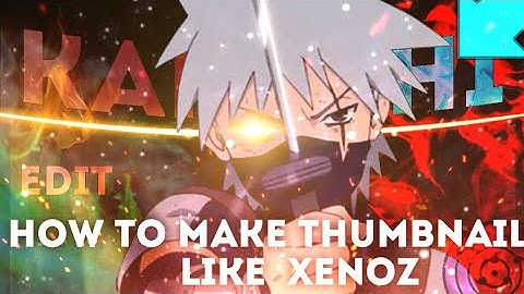 HOW TO MAKE THUMBNAIL LIKE XENOZ TUTORIAL | PS CC | EVERYTHING IN DESCRIPTION |
