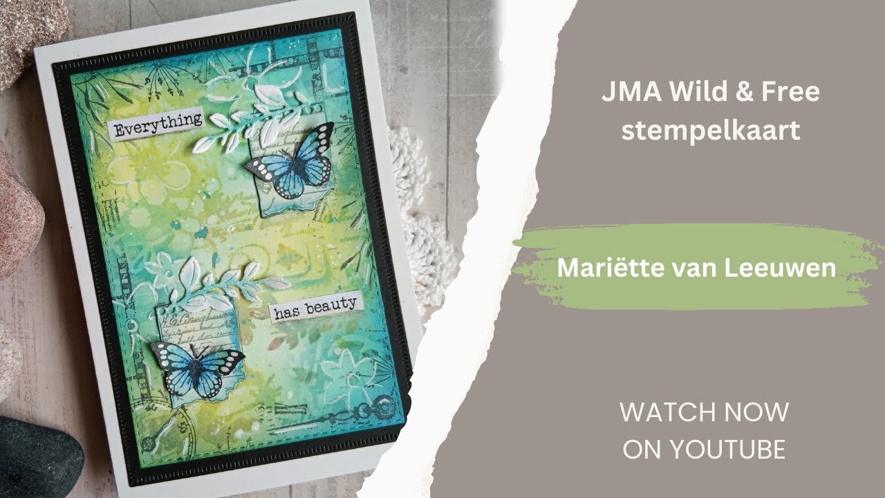 JMA Wild & Free distress stempelkaart