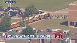 Police: 4 injured after Timberview school shooting, suspect at large