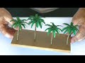 Cómo hacer palmeras para tus maquetas y dioramas