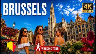 Exploring Brussels Belgium 4K Walking Tour - Belgium Like You've Never Seen