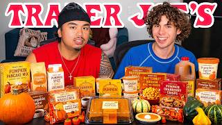Trying Every Fall Item From Trader Joes!