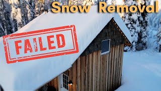 Alaska Snowstorm Aftermath | Cabin Snow Removal