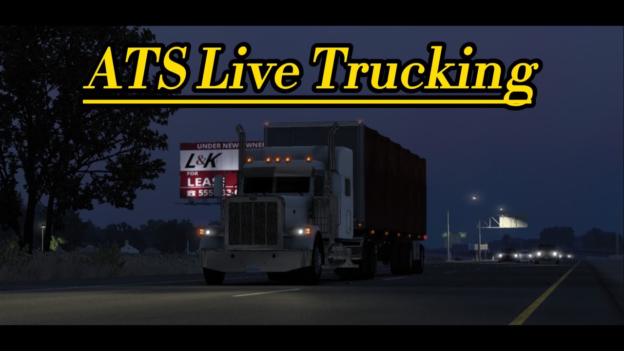 ATS Live Trucking EP1 - YouTube