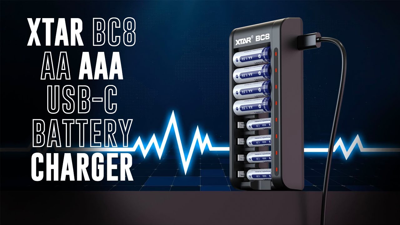 Unboxing/Overview Intelligent Smart Charger XTAR BC8 AA AAA USBC